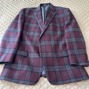 Ralph Lauren Slim Fit Wool Plaid Sport Coat
